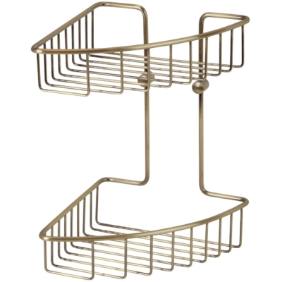Полка угловая 20x20 см Veragio Baskets Bronzo VR.GFT-9034.BR
