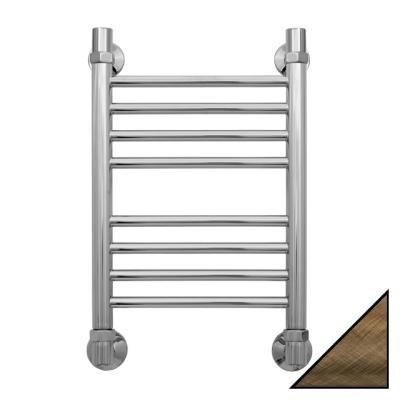 Полотенцесушитель водяной Сунержа Богема 500x300 состаренная бронза прямой, с доп. перемычкой