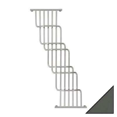 Полотенцесушитель водяной Сунержа Нега 1700х1000 серебристый металлик