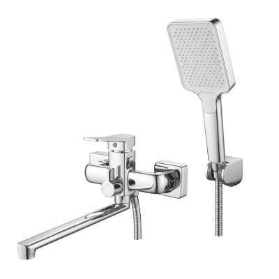 Смеситель для ванны однорычажный  Shevanik S9902, Хром