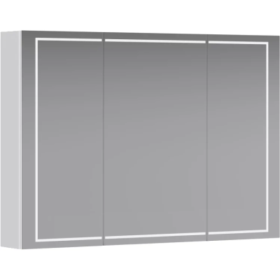 Зеркальный шкаф Aqwella Simplex SLX0410 100,2x70 см, с LED-подсветкой, сенсорным выключателем, диммером, белый