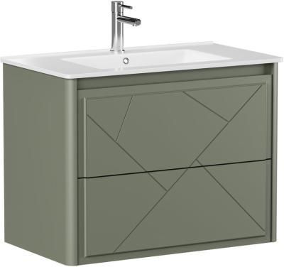 Тумба под раковину Allen Brau Paris 80 1.360001.CGM олива матовый