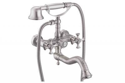 Смеситель Zorg Antic A 7000W-SL для ванны, серебро