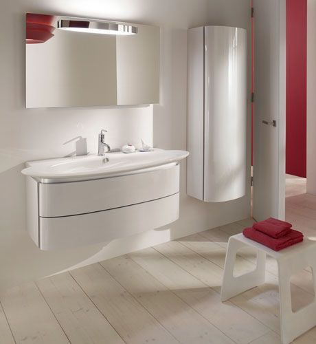 Тумба для комплекта Jacob Delafon Presquile EB1104-HU (EB1104-G1C) 83 см, 2 ящика, белый бриллиант