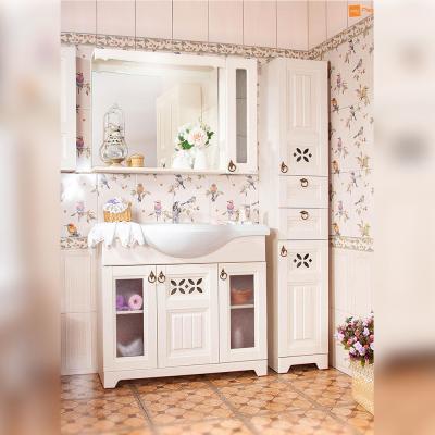 Комплект мебели для ванной Бриклаер КАНТРИ 105KP, бежевый