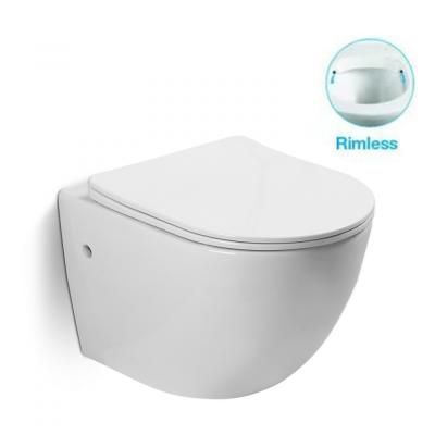 Унитаз подвесной SantiLine SL-5018 белый