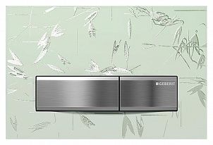 Кнопка смыва Geberit Sigma 50 115.788.SC.5 матовое стекло с орнаментом