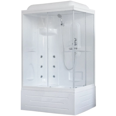 Душевая кабина 100x80x217 см Royal Bath RB8100BP2-T-L прозрачное
