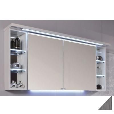 Шкаф-зеркало Puris Crescendo S2A431226L(169) 120 L серый структурный