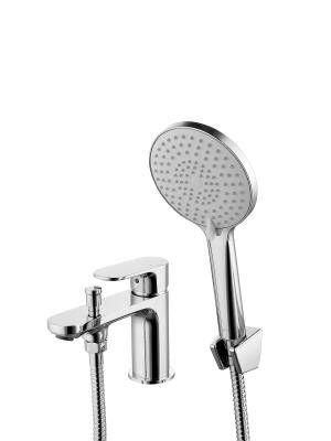 Смеситель врезной на борт ванны на 1 отв. Aquatek AQ1944CR АЛЬФА, хром