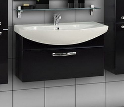 Тумба под раковину Aquaton Ария 1A141701AA950 80 черный