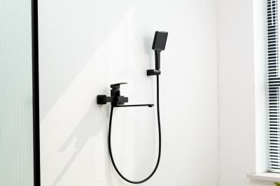 Смеситель для ванны Frap F2291-6, черный матовый