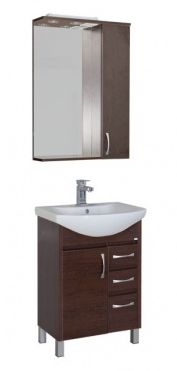 Тумба под раковину Aquanet Донна 00176071 60, 3 ящика, венге