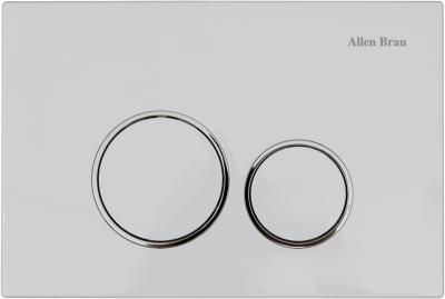Клавиша смыва Allen Brau Priority 9.AQ20WX00UI1.ZF20WS белый глянец