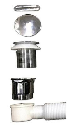 Слив-перелив BelBagno BB39-OVF-CRM для ванны, хром