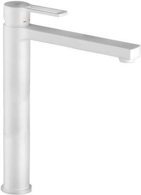 Смеситель Paffoni Ringo RIN081BO для раковины, белый матовый