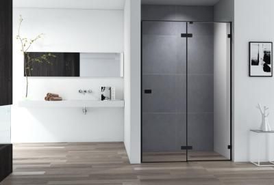 Душевая дверь Cezares Bellagio BELLAGIO-B-12-100-C-NERO прозрачное стекло