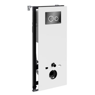 Система инсталляции для подвесных унитазов WasserKRAFT Abens 20TLT.010.ME.WH.PB01 белый, черный глянец