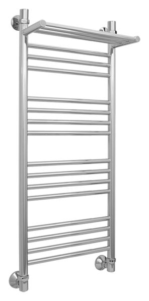 Полотенцесушитель водяной Сунержа Богема с полкой 1000x400 R хром с доп. перемычкой