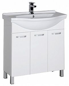 Тумба под раковину Aquanet Глория 00171604 80 белая