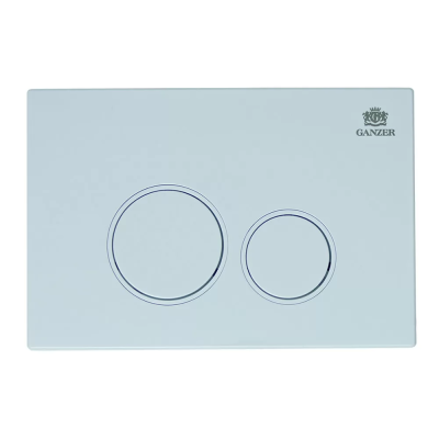 Кнопка смыва для инсталляции Ganzer GZ2751-F механическая белый