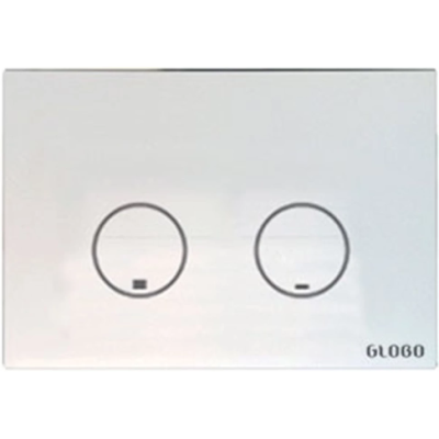 Кнопка смыва Globo PL02BI для инсталляции, белый глянец