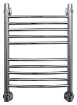 Полотенцесушитель водяной Сунержа Богема 600x400 хром выгнутый, с дополнительной перемычкой