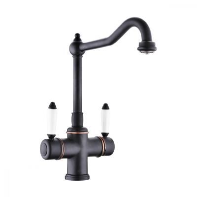 Смеситель Omoikiri Tottori-ORB 4994010 для кухонной мойки, античная бронза