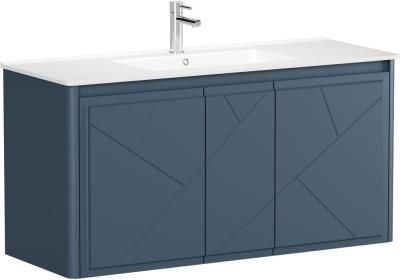 Тумба под раковину Allen Brau Paris 120 1.360004.BGM синий матовый