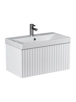 Тумба подвесная Velvex Compo 70.1Y, белый (tp.COM.9696.70.1Y белый глянец)