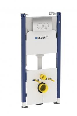 Система инсталляции Geberit Delta 21 UP100 458.121.21.1 для подвесного унитаза с кнопкой смыва