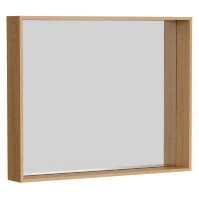 Зеркало Aqwella Basic BAS0210DZ 100х80 дуб золотой