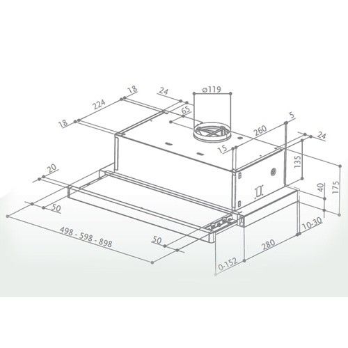 Вытяжка Faber FLOX BK A50