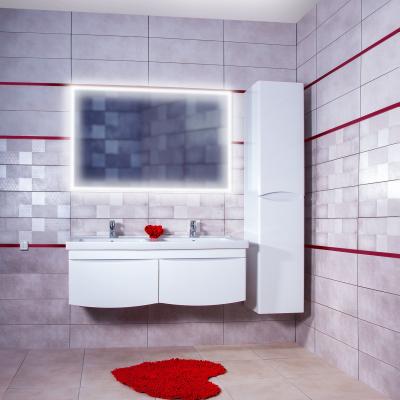 Комплект мебели для ванной Бриклаер ВЕГА 125, белый