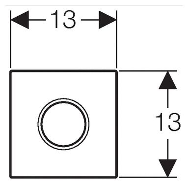 Привод бесконтактного смыва Geberit Sigma 01 116.021.21.5 для писсуара