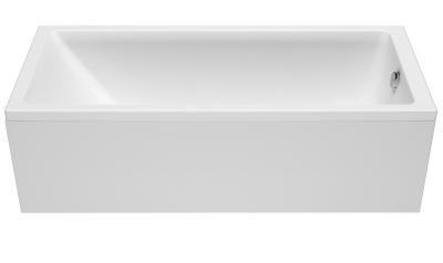 Каменная ванна Azario Albioni 168х69 круглый перелив (AZ-81015)