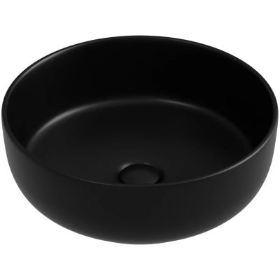 Раковина-чаша Ceramica Nova Taycan CN12003MB 37,5x37,5 см, накладная, черный матовый