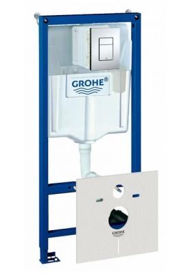 Система инсталляции Grohe Rapid SL 38827000  для унитазов, 5 в 1 с кнопкой смыва