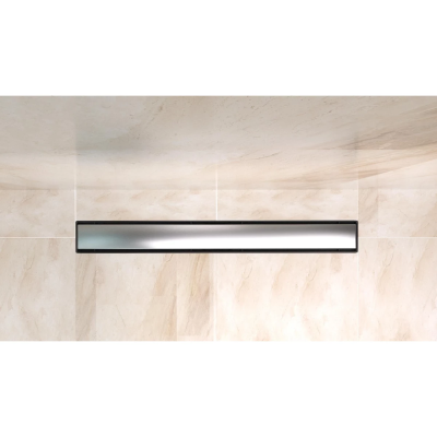 Душевой трап (лоток) BelBagno Luce BB-LD-LUCE-80-CR 73,96 см, с решеткой, 2 в 1 под плитку, хром