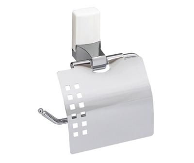 Держатель туалетной бумаги WasserKRAFT Leine K-5025W белый, хром