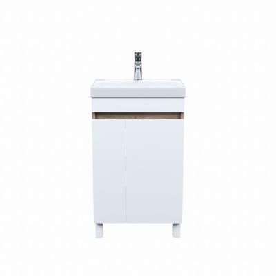 Тумба с умывальником IDDIS напольная с дверцами 50 см белая/под дерево Zodiac (ZOPZD5AAADATFiZL95TQK)