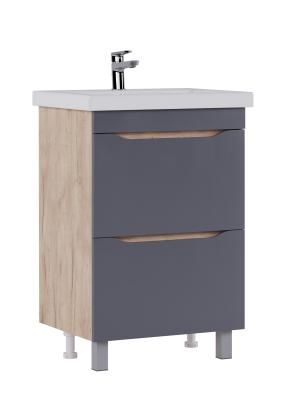 Тумба под раковину VIGO Wave 600-0-2 (Como), поставляется в разобранном виде (358 дуб золотой)