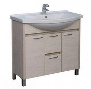 Тумба под раковину Aquanet Донна 00169182 100 белый дуб