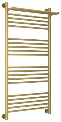 Полотенцесушитель водяной Сунержа Богема+ с 1 полкой 051-0223-1260 1200x600 состаренная латунь