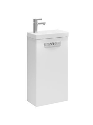 Тумба Velvex подвесная Estea 40.1D, белый матовый (tp.EST.MOD.40.1D)