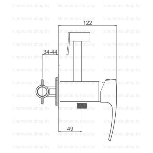 Смеситель Gappo G7IW20DD7-WK9 графит