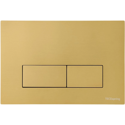Кнопка смыва Tece TECEspring S S240511 для инсталляции, с покрытием против отпечатков пальцев, золотой матовый