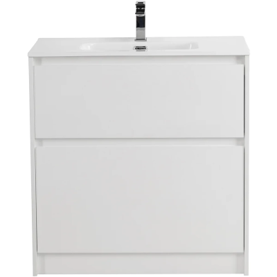 Тумба под раковину BelBagno Kraft KRAFT39-800/390-2C-PIA-BO 80,5 см, напольная, Bianco Opaco