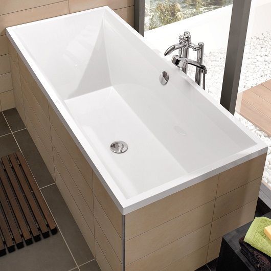 Ванна квариловая Villeroy & Boch Squaro UBQ170SQS2V-01 164х74 белый