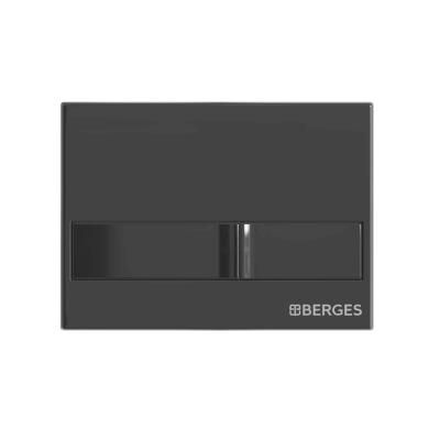 Кнопка смыва Berges Wasserhaus Novum L6 040016 черный